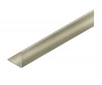 Уголок 30х30 мм алюминиевый NEEXY PV65-17 BT титан блестящий 2.7 м