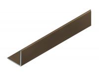 Уголок 30х30 мм алюминиевый NEEXY PV65-47 MBR-D темная бронза матовая 2.7 м