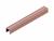 П-профиль 10х10 мм алюминиевый NEEXY PV83-15 RG розовый блестящий 2.7 м