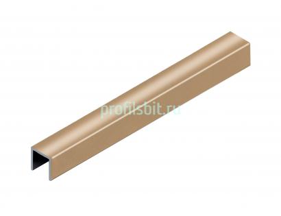 П-профиль 6х10 мм алюминиевый NEEXY PV85-05 BG золото блестящее 2.7 м