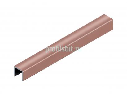 П-профиль 6х10 мм алюминиевый NEEXY PV85-15 RG розовый блестящий 2.7 м