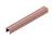 П-профиль 6х10 мм алюминиевый NEEXY PV85-15 RG розовый блестящий 2.7 м