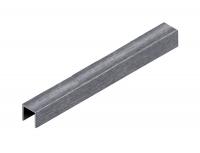 П-профиль 6х10 мм алюминиевый NEEXY PV85-45 BBS-D серебро блестящее браш 2.7 м