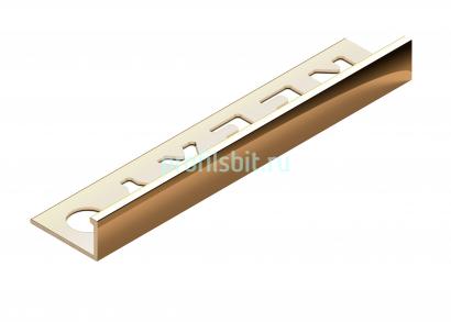 L-профиль из латуни 10 мм NEEXY PVL02-01 P полированный 2.7м