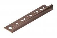 L-профиль из латуни 12.5 мм NEEXY PVL03-04 ANTBL антик бронза светлая 2.7м