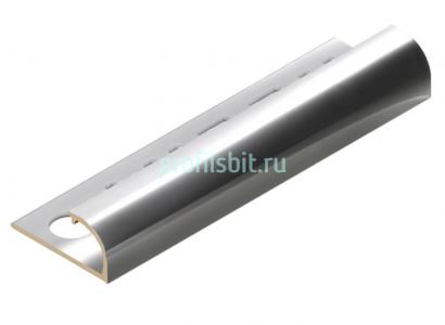 С-профиль из латуни полукруглый 10 мм NEEXY PVL17-02 CHR хром 2.7м