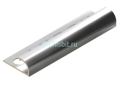 С-профиль из латуни полукруглый 12 мм NEEXY PVL18-02 CHR хром  2.7м