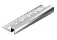 П-профиль из латуни закладной 10х12.5 мм NEEXY PVL32-02 CHR хром 2.7м