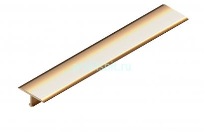 Т-профиль из латуни плоский 13 мм NEEXY PVL34-01 P полированный 2.7м
