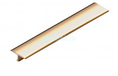 Т-профиль из латуни плоский 18 мм NEEXY PVL36-01 P полированный 2.7м
