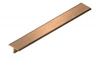 Т-профиль из латуни полукруглый 8 мм NEEXY PVL68-03 BAO брашированный 2.7м