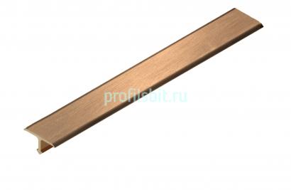 Т-профиль из латуни полукруглый 8 мм NEEXY PVL68-03 BAO брашированный 2.7м