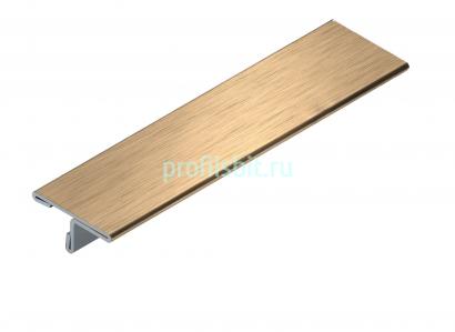 Стальной Т-образный профиль 14 мм NEEXY PVS90-04 BG золото браш 2.7м