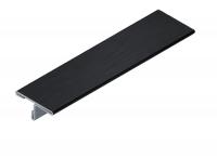 Стальной Т-образный профиль 20 мм NEEXY PVS91-18 BBL черный браш блестящий 2.7м