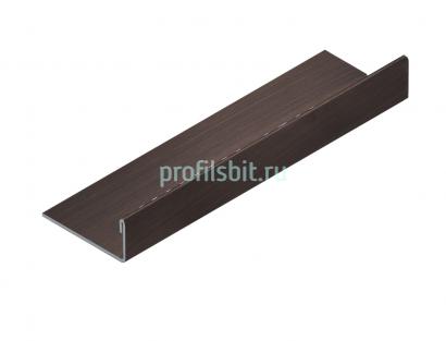 Стальной L-образный профиль 8 мм NEEXY PVS92-07 ANTB-D антик браш темный 2.7м