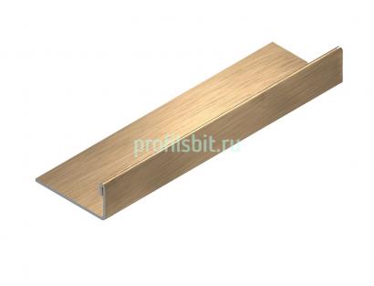 Стальной L-образный профиль 10 мм NEEXY PVS93-04 BG золото браш 2.7м