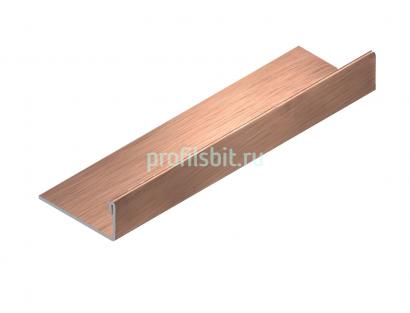 Стальной L-образный профиль 10 мм NEEXY PVS93-14 BRG розовый браш 2.7м