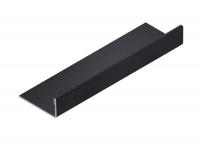 Стальной L-образный профиль 10 мм NEEXY PVS93-17 SMBL песок черный 2.7м