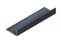 Стальной L-образный профиль 10 мм NEEXY PVS93-19 BL черный зеркальный 2.7м