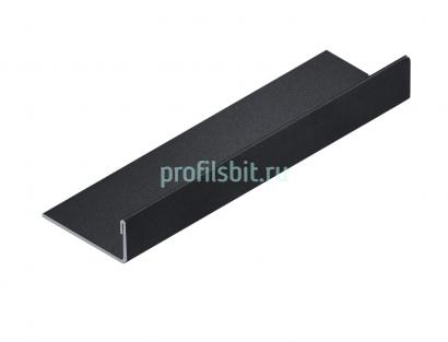 Стальной L-образный профиль 12.5 мм NEEXY PVS94-17 SMBL песок черный 2.7м