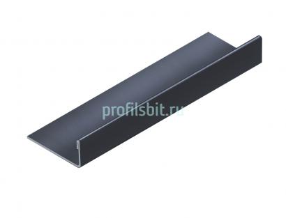 Стальной L-образный профиль 12.5 мм NEEXY PVS94-19 BL черный зеркальный 2.7м