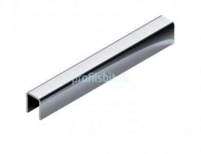 Стальной П-образный профиль 10х8х10 мм NEEXY PVS96-03 MR зеркальный 2.7м
