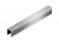 Стальной П-образный профиль 10х10х10 мм NEEXY PVS97-01 BR браш 2.7м