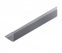 Стальной уголок равнополочный 10х10 мм NEEXY PVS98-21 BL-D антрацит зеркальный 2.7м