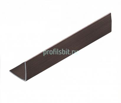 Стальной уголок равнополочный 15х15 мм NEEXY PVS99-07 ANTB-D антик браш темный 2.7м