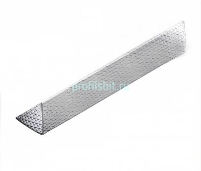 Стальной уголок равнополочный 15х15 мм NEEXY PVS99-12 EMG тисненый серый 2.7м