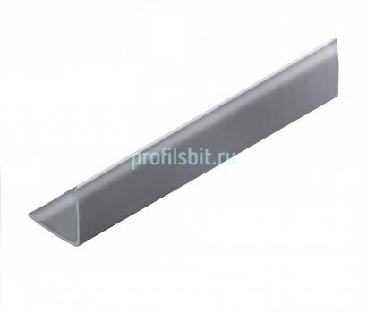 Стальной уголок равнополочный 15х15 мм NEEXY PVS99-21 BL-D антрацит зеркальный 2.7м