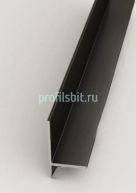 Теневой плинтус Евротрим 7627.05 черный алюминиевый 2 м