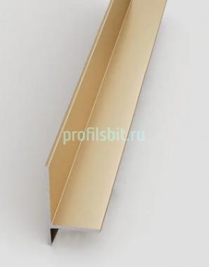 Микроплинтус Евротрим 7628.00 золото алюминиевый 2 м