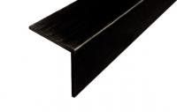 Равносторонний латунный уголок 15х15 мм ЛПН-15х15-чм черный матовый 2.7 м