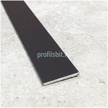 Полоса из алюминия 30х1.5 мм ПА-30-28 черный матовый 2.7 м