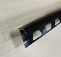 С-образный алюминиевый профиль 10 мм ПО-10-19 черный матовый 2.7 м