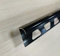 С-образный алюминиевый профиль 10.5 мм ПО-10,5-08 черный глянец 2.7 м