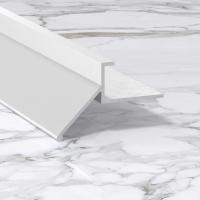 Алюминиевый профиль закладной фигурный угловой 22х34 мм ПО-182-02 серебро матовое 2.7 м