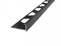 L-образный профиль алюминиевый 10 мм ПО-201-05 бронза глянец 2.7 м