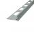 L-образный профиль алюминиевый 8 мм ПО-202-02 серебро матовое 2.7 м