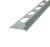L-образный профиль алюминиевый 12 мм ПО-203-02 серебро матовое 2.7 м