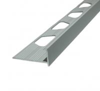 L-образный профиль алюминиевый 12 мм ПО-203-35 белый муар 2.7 м