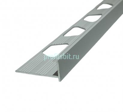 L-образный профиль алюминиевый 12 мм ПО-203-35 белый муар 2.7 м