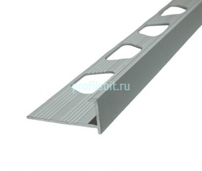 L-образный профиль алюминиевый 12 мм ПО-203-36 бежевый муар 2.7 м