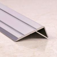 Алюминиевый порог угловой с насечками 24х10 мм ПО-24х10-00 Алюминий 2.7 м