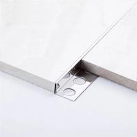 П-профиль из нержавеющей стали закладной 3х10 мм SBP018-10H SG серебро глянец 2,7м