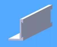 Уголок крепежный для раздвижных дверей 23х30 мм длина 5-6 см