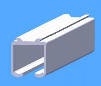 Профиль алюминий для раздвижных дверей 32х35 мм 3 м