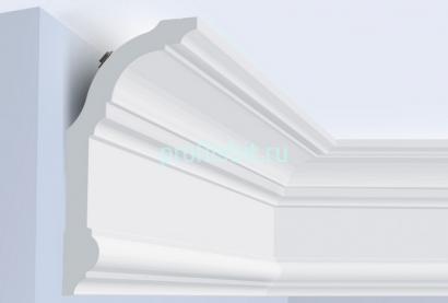 Потолочный плинтус 150х73 мм Hiwood A150V2 белый 2 м