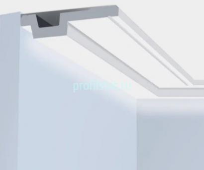 Потолочный плинтус 90х19 мм Hiwood A90V1 белый 2 м